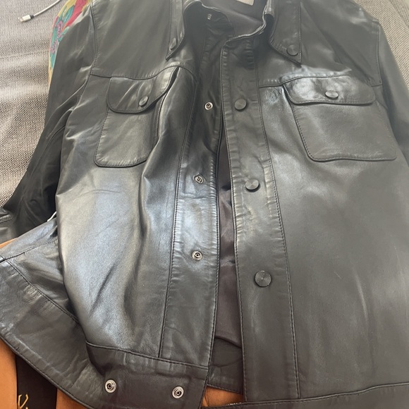 Men leather Jacket - Picture 5 of 6
